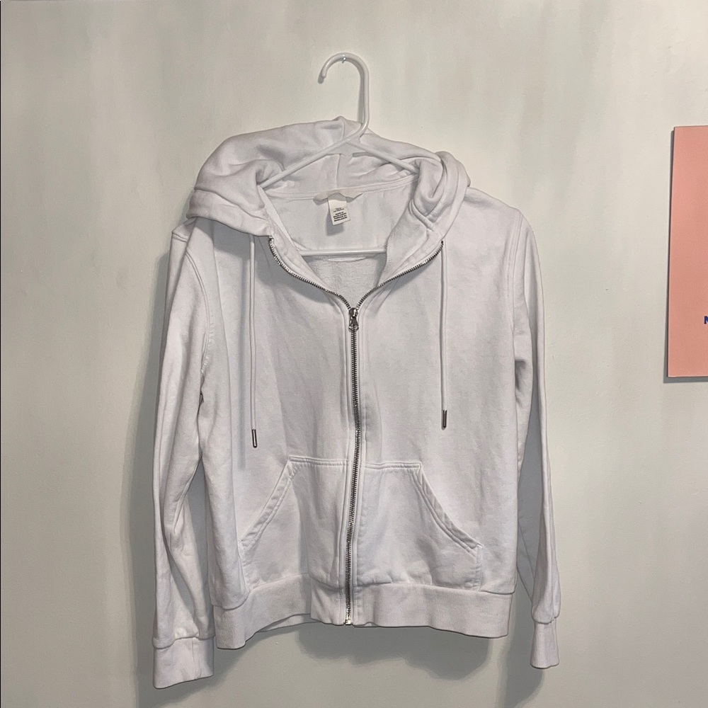 H&M Classic White Hoodie